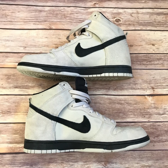Nike Other - Men’s Nike Dunk High Top Shoes Tan & Black Size 10
